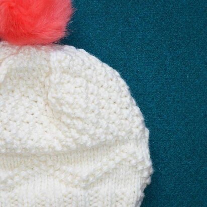 Snowflake Beanie - knitting pattern
