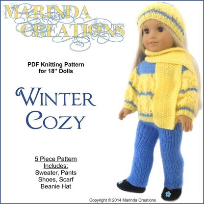 Winter Cozy Knit for AG and 18'' Dolls