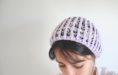 Two Color Fisherman's Rib Beanie