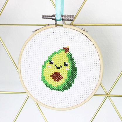 Ellbie Co. Avocado Cross Stitch Kit