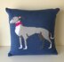 Ivy the Italian Greyhound Cushion Cover