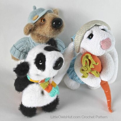 056 3 Friends: Rabbit, Bear, Panda toys