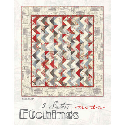 Moda Fabrics Etchings Quilt - Downloadable PDF