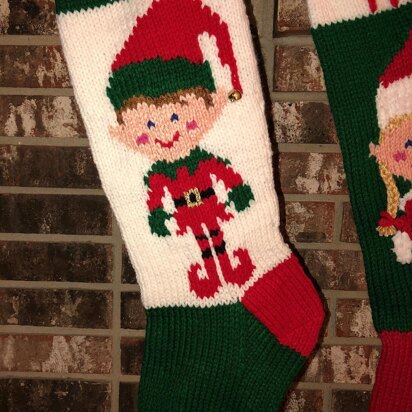 Elf Boy Stocking