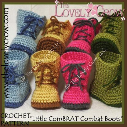 Little ComBrat Combat Boots