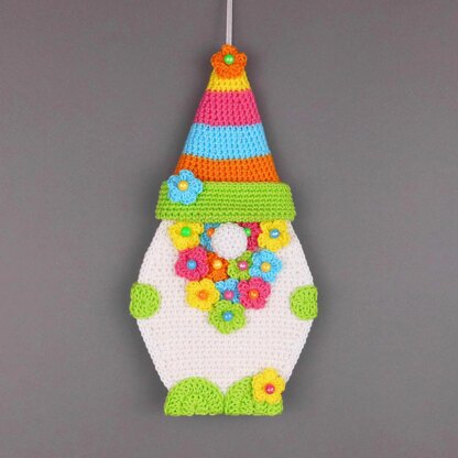 Crochet pattern Easter gnome & spring gnome easy from scraps of yarn