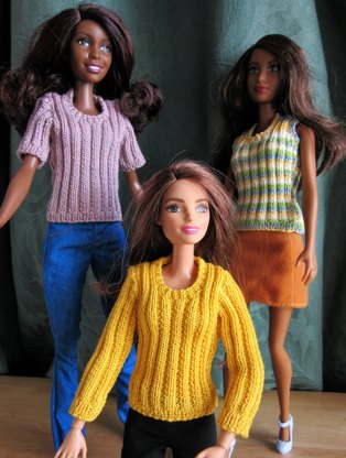 1:6th scale dolls jumpers