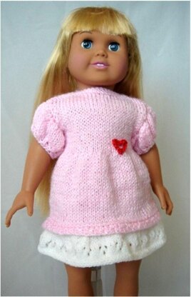 Valentine's Day! - Knitting Patterns fit American Girl and other 18-Inch Dolls