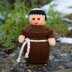 Medieval Monk Doll Knitting Pattern - Toy Knitting Pattern