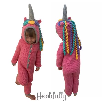 Unicorn kids onesie pyjamas