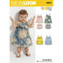 New Look 6501 Babies' Dress and Romper 6501 - Paper Pattern, Size A (NB-S-M-L)