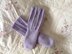 Lady Lavender Crocheted Socks