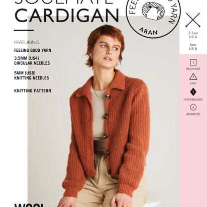 Miles Cardigan in Wool and the Gang Take Care Mohair - V504286347