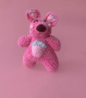 Crochet Strawberry Bear