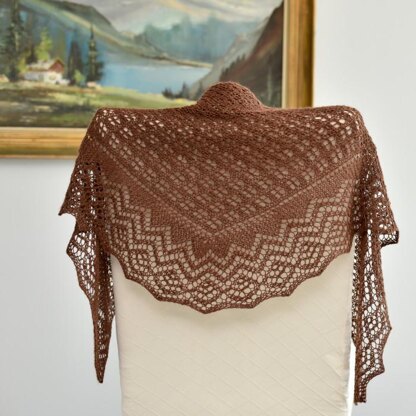 Orenburg Chestnut Shawl