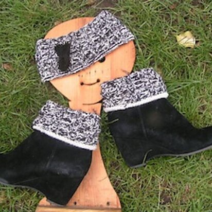 Chic Boot cuffs and Funky Headband