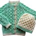 Baby to Toddler Cable Cardigan Set