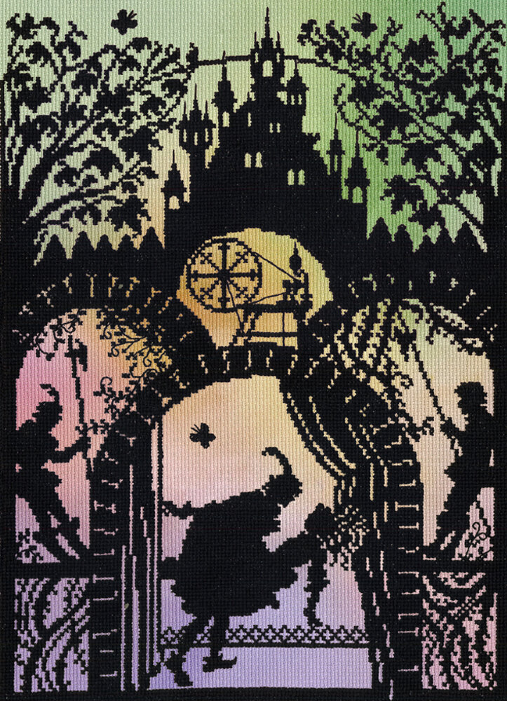 Bothy Enchanted Silhouette PumpkinHome Halloween CrossStitch Kit...