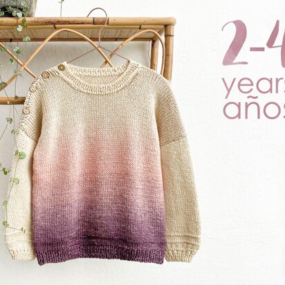 2-4 years- PURE knitted sweater
