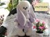 Knitting PATTERN Knitted Bunny