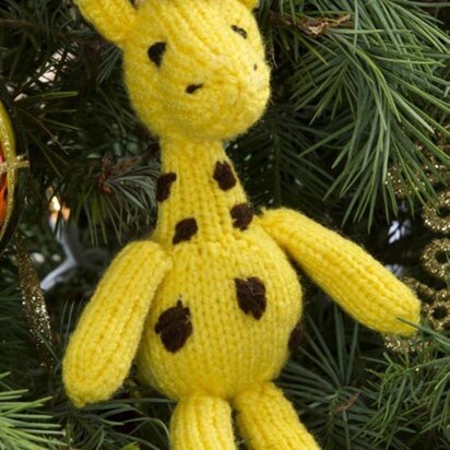 Georgie Giraffe in Red Heart Super Saver Economy Solids - LW3195 - knitting pattern