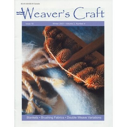 Weavers Craft Weaver's Craft Magazine - 10 Designing a Double-Width Blanket (WINTER01)