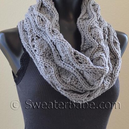 #185 Chunky Waves Eternity Scarf