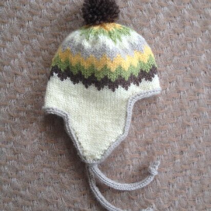 The Adelisa Earflap Hat - knitting pattern