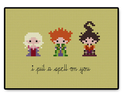 The Sanderson Sisters Bite Size - PDF Cross Stitch Pattern