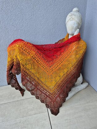 Triangular Scarf "Elysia"