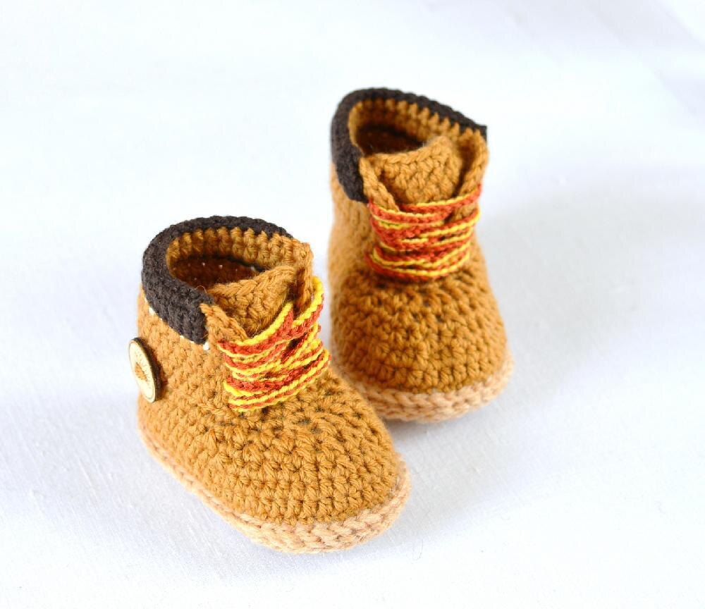 Made to Order 1 Week Turn Around Crochet Baby Timberland 