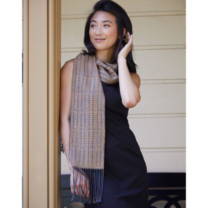 Valley Yarns #210 Baroque Gold Scarf PDF