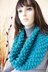 Chunky Crochet Boucle Cowl Scarf