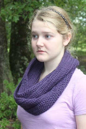 Ribbed Infinity Scarf Pattern