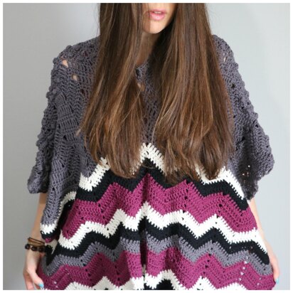 Ripple Effect Poncho