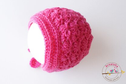 Shell Newborn Baby Bonnet