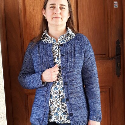 Ksour cardigan (women) - knitting pattern