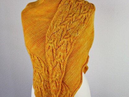 The Sunflowers shawl