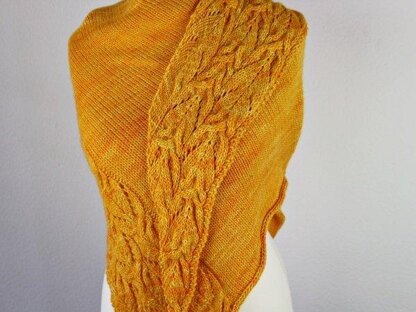 The Sunflowers shawl