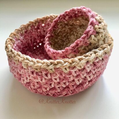 Cherry Blossom Stackable Baskets