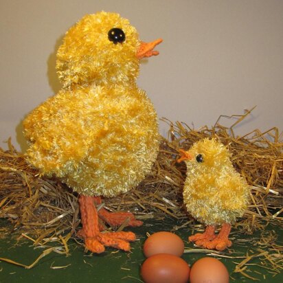 Big Chick Little Chick Easter knitting pattern