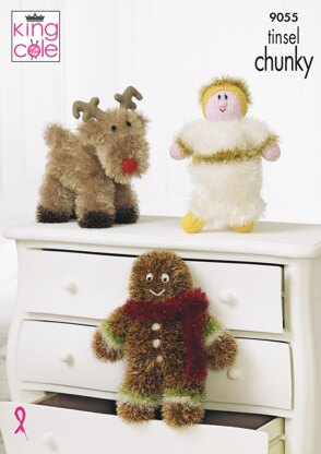 Tinsel Christmas in King Cole Tinsel Chunky - 9055pdf - Downloadable PDF