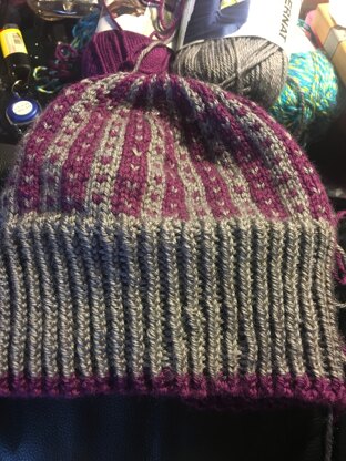 Winter Weekend Hat in Bernat Super Value