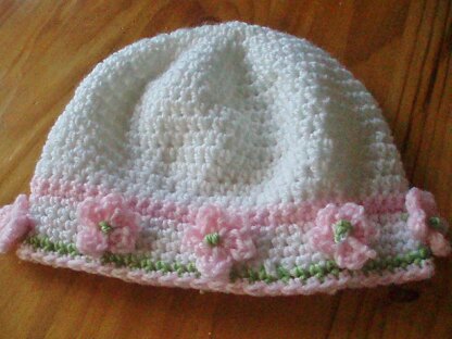 Rosy Posy Toddler Hat