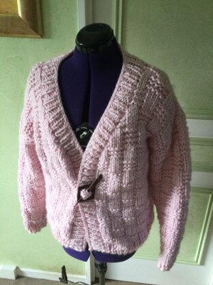 A cocooning cardigan