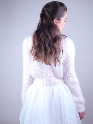 Mohair sweater for brides