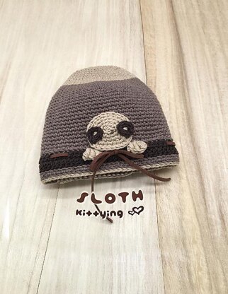 Sloth Adult Beanie / Hat / Bucket / Cap / Toque by Kittying