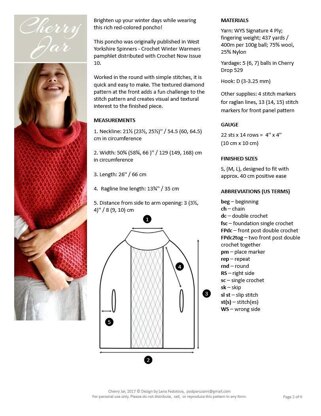 Cherry Jar Poncho