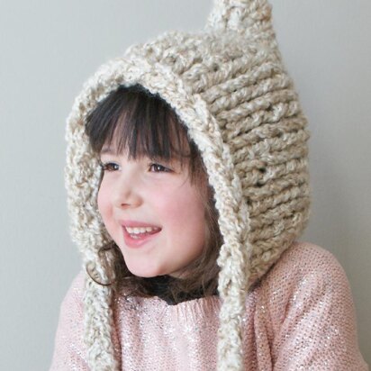 Chunky Pixie Hat (Hat004) - knitting pattern