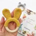 Bunny ears and Bear ears crochet baby teether pattern